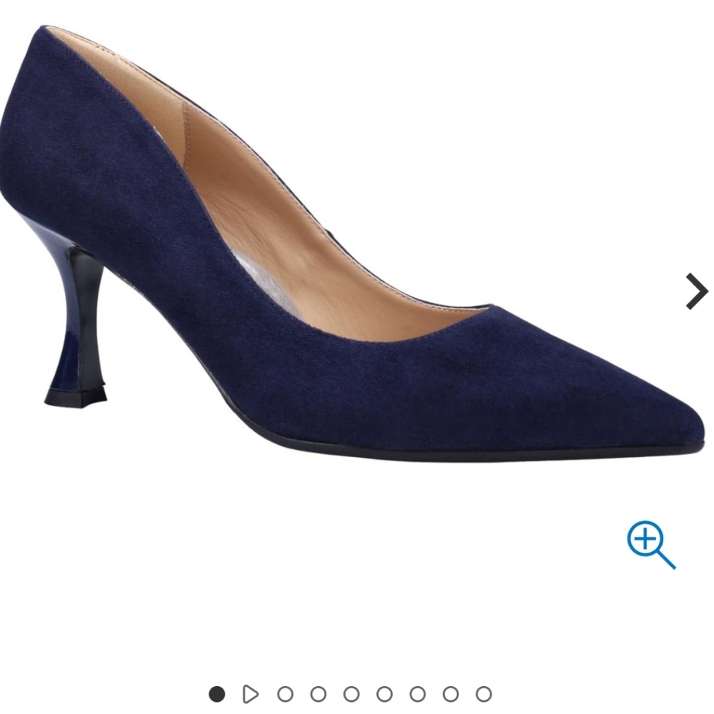 Ron White Cynthia Suede Pump with All-Day Heels® Technology